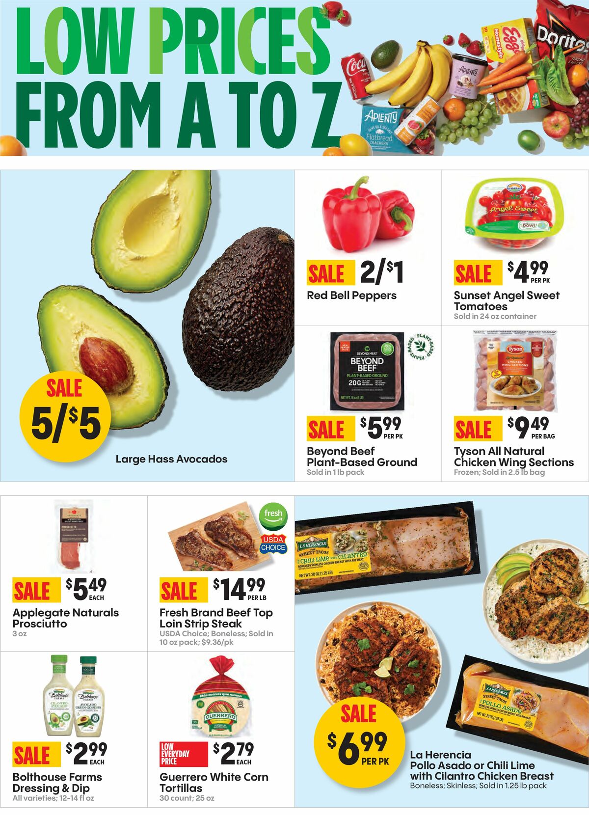 Amazon Fresh Weekly Ad from August 30