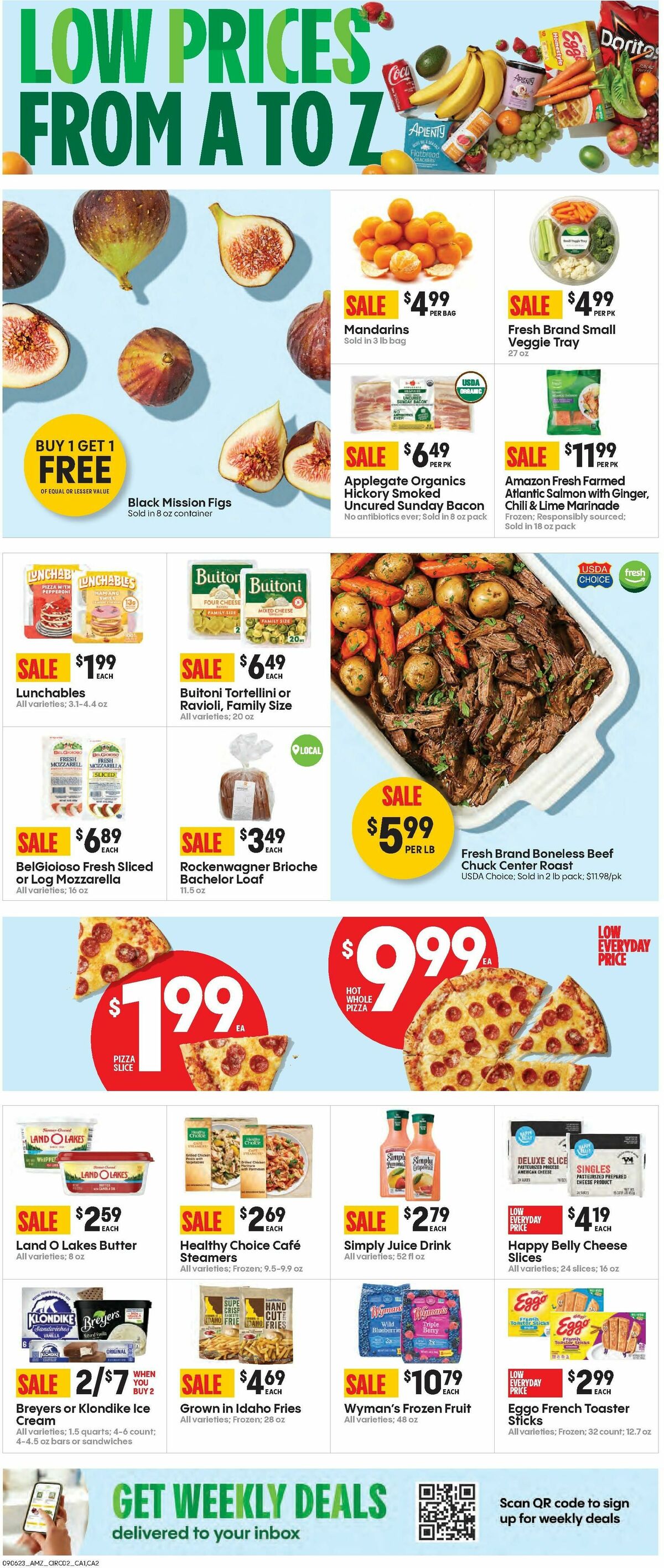 Amazon Fresh Weekly Ad from September 6