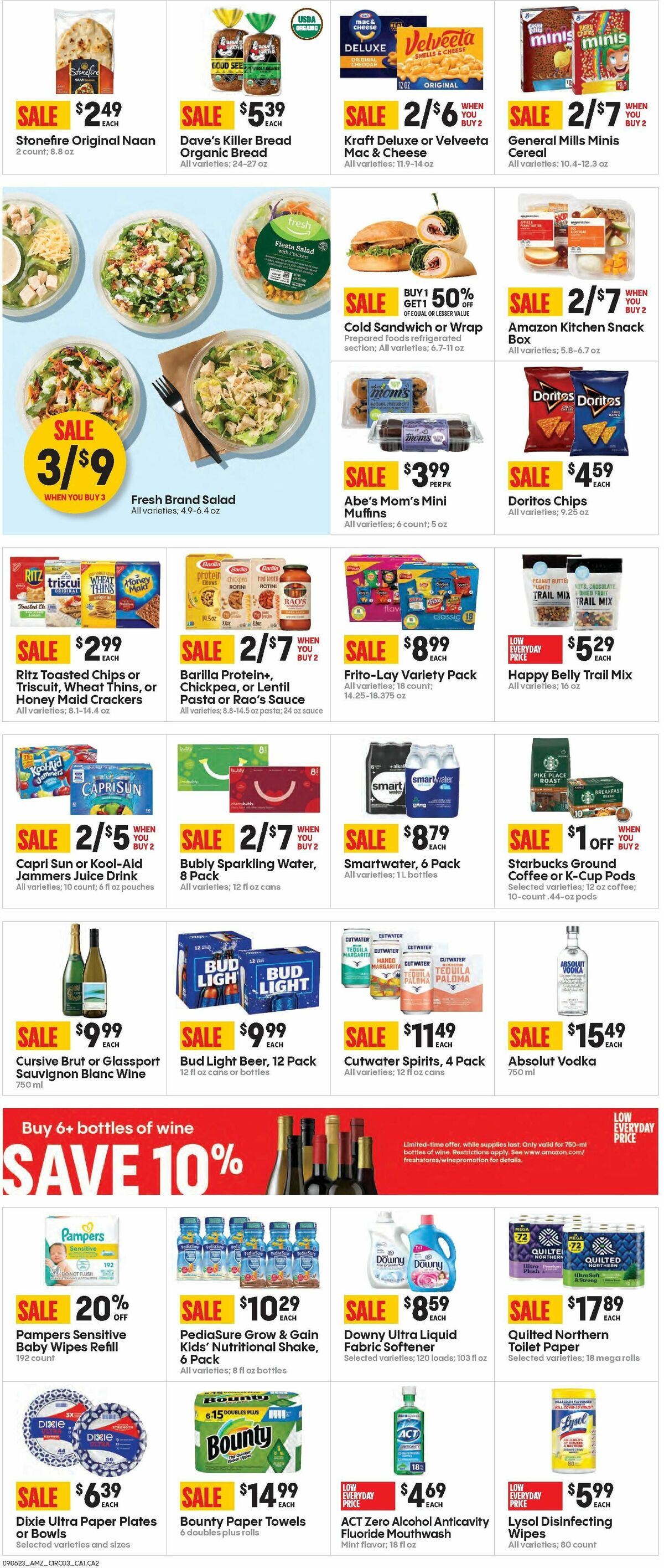 Amazon Fresh Weekly Ad from September 6