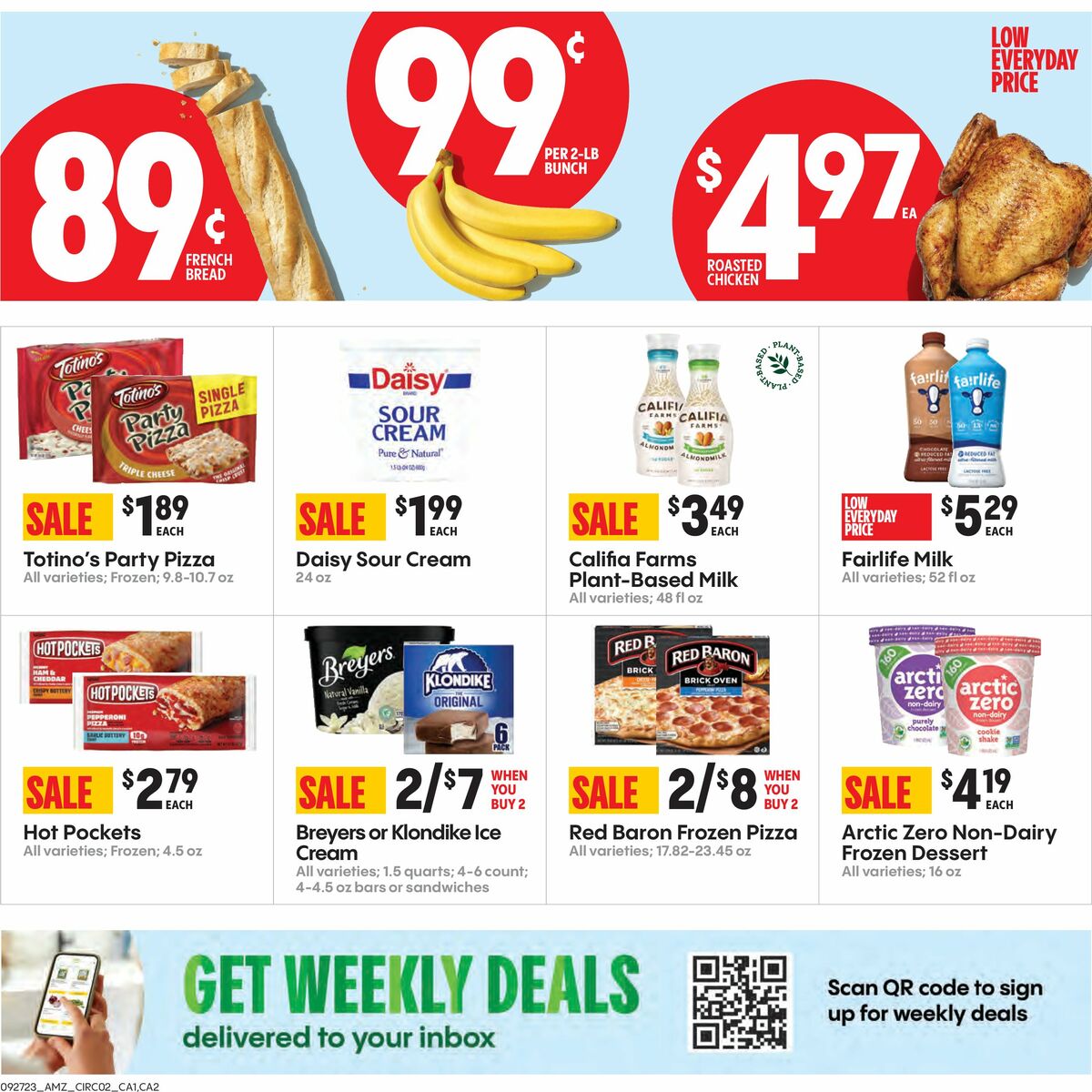 Amazon Fresh Weekly Ad from September 27