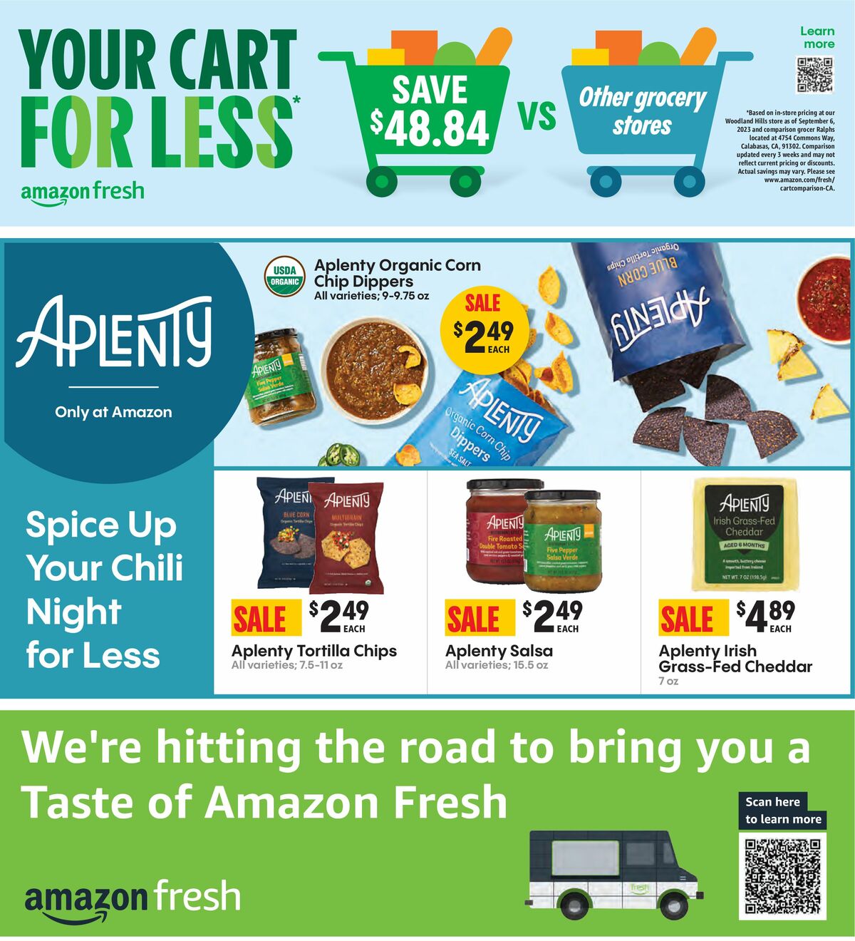 Amazon Fresh Weekly Ad from September 27