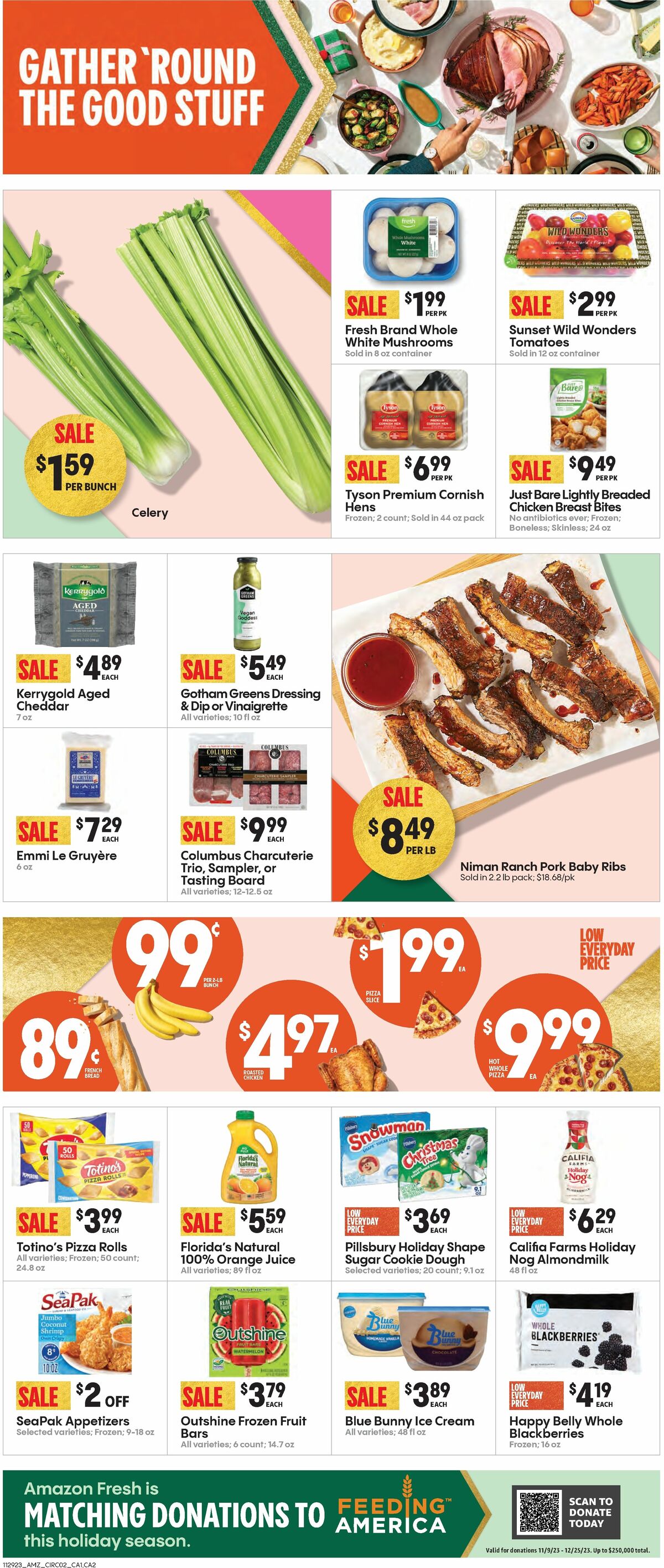 Amazon Fresh Weekly Ad from November 29