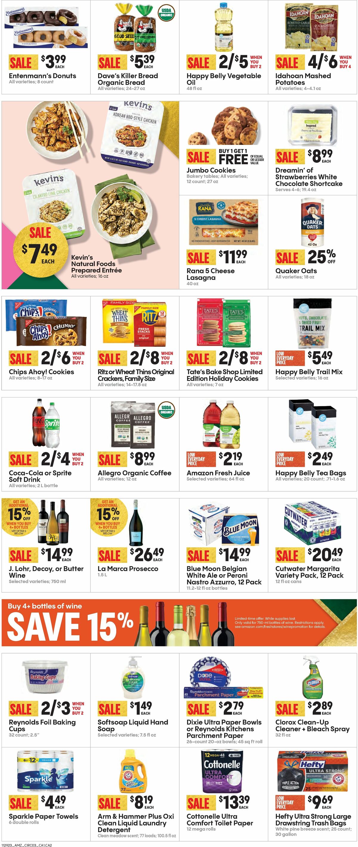 Amazon Fresh Weekly Ad from November 29