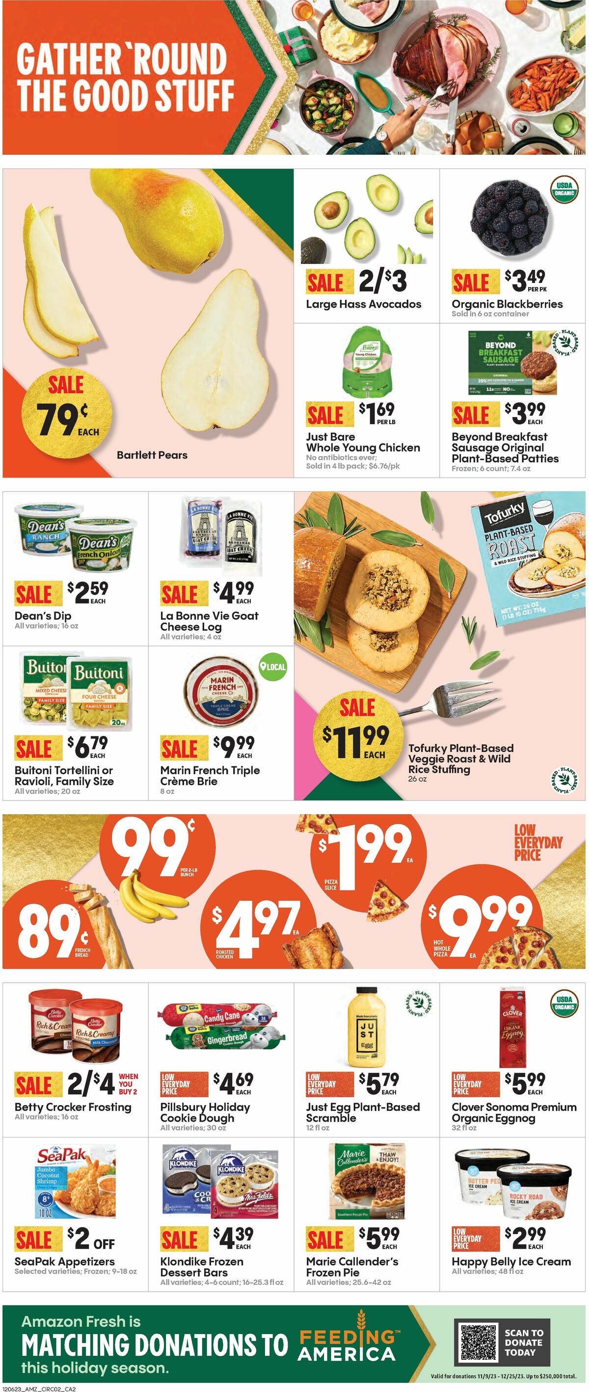 Amazon Fresh Weekly Ad from December 6