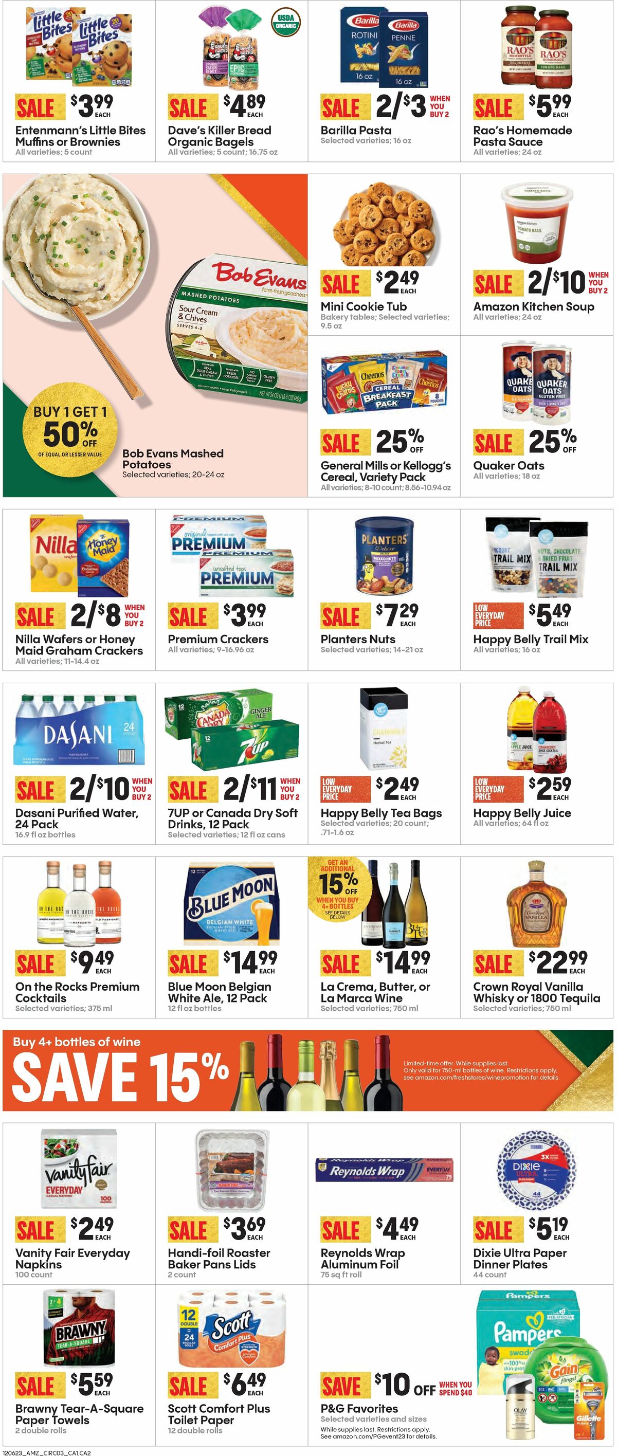 Amazon Fresh Weekly Ad from December 6