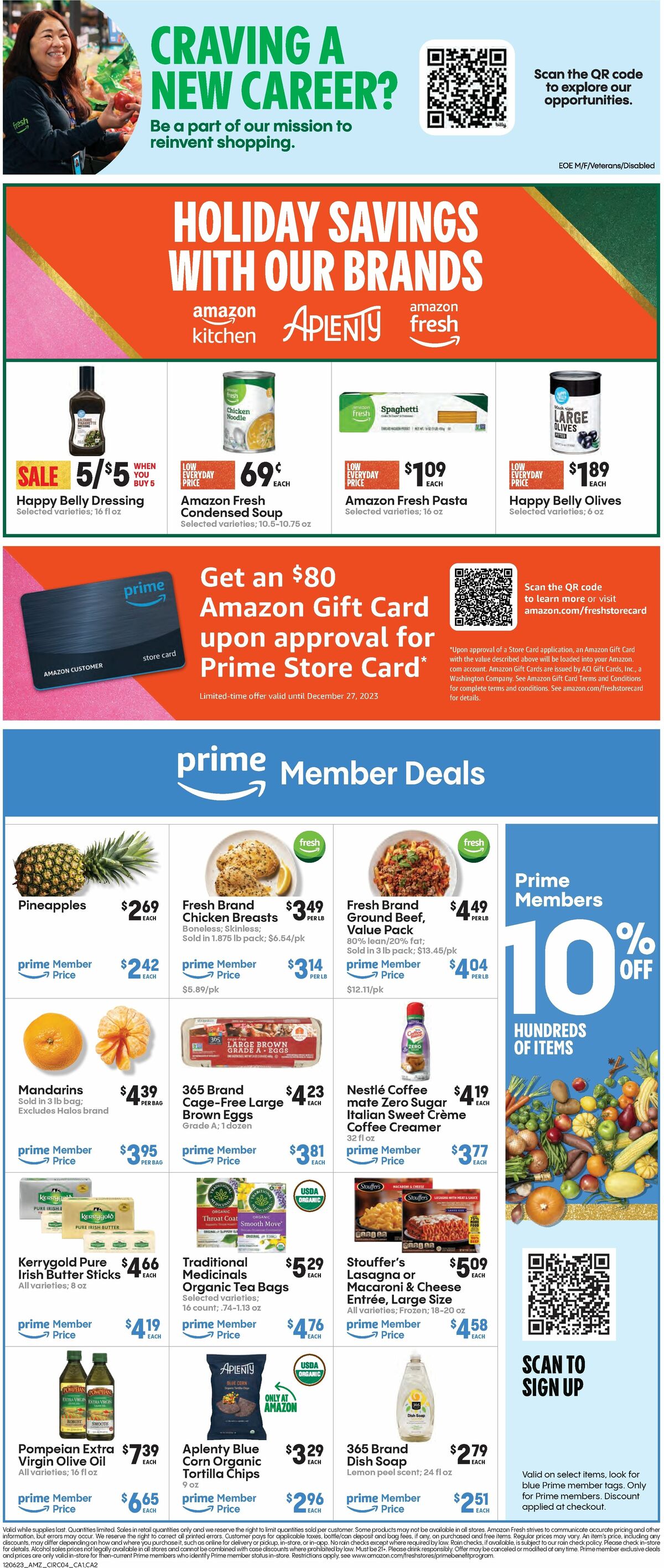 Amazon Fresh Weekly Ad from December 6