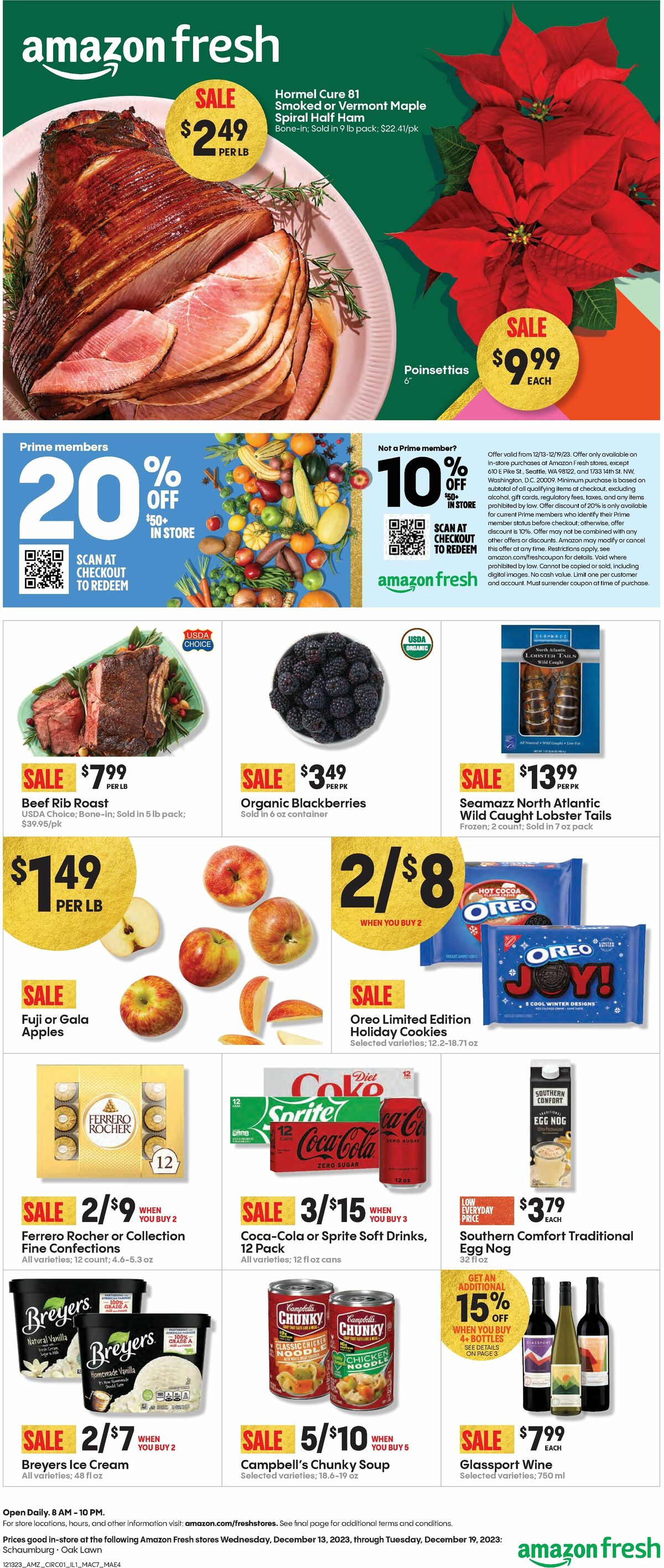 Amazon Fresh Weekly Ad from December 13