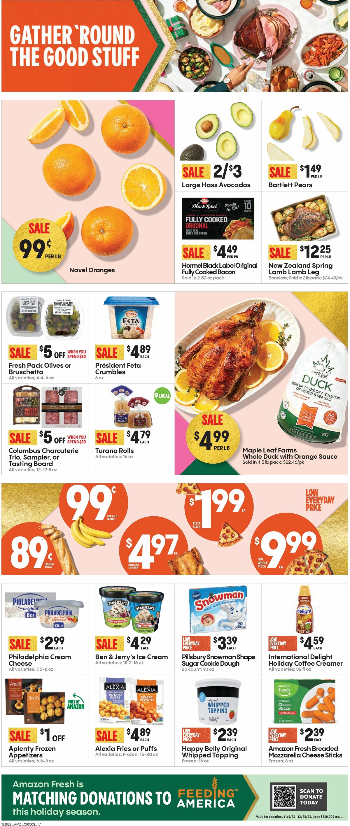 Amazon Fresh Weekly Ad from December 13