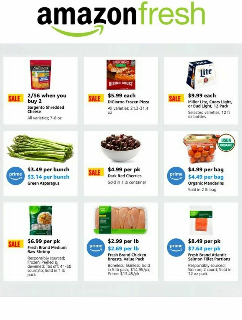 Amazon Fresh Weekly Ad from February 7