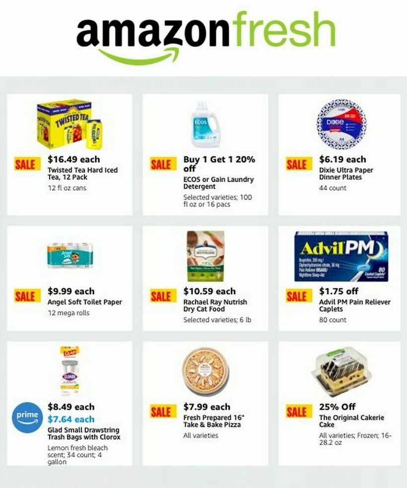 Amazon Fresh Weekly Ad from February 14