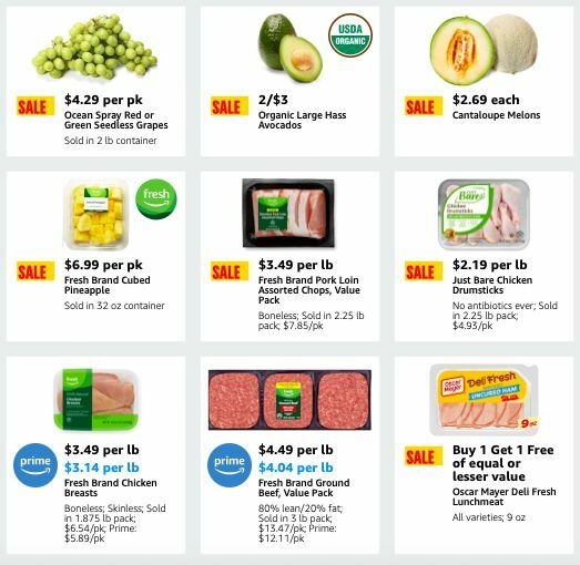 Amazon Fresh Weekly Ad from March 27