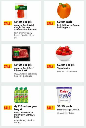 Amazon Fresh Weekly Ad from April 10