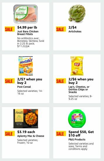 Amazon Fresh Weekly Ad from April 17