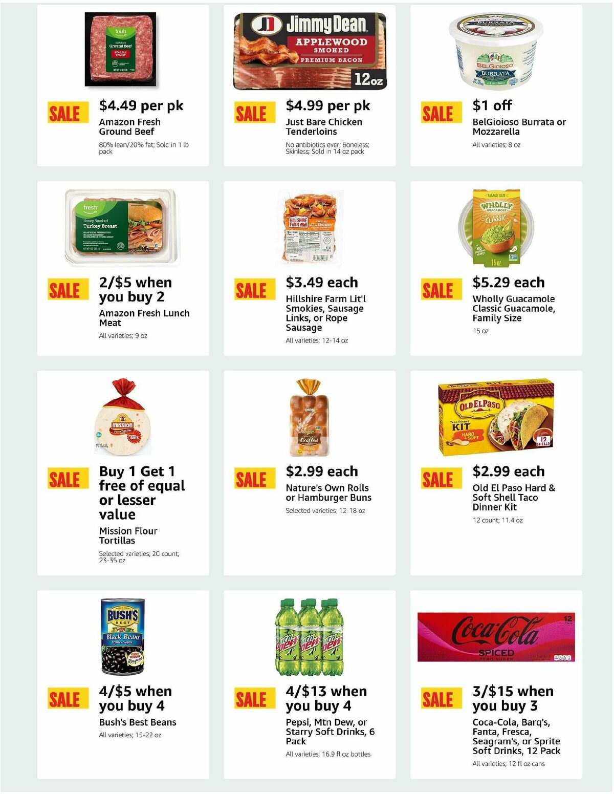 Amazon Fresh Weekly Ad from April 24