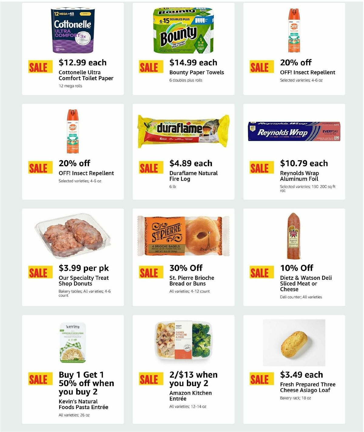 Amazon Fresh Weekly Ad from June 19