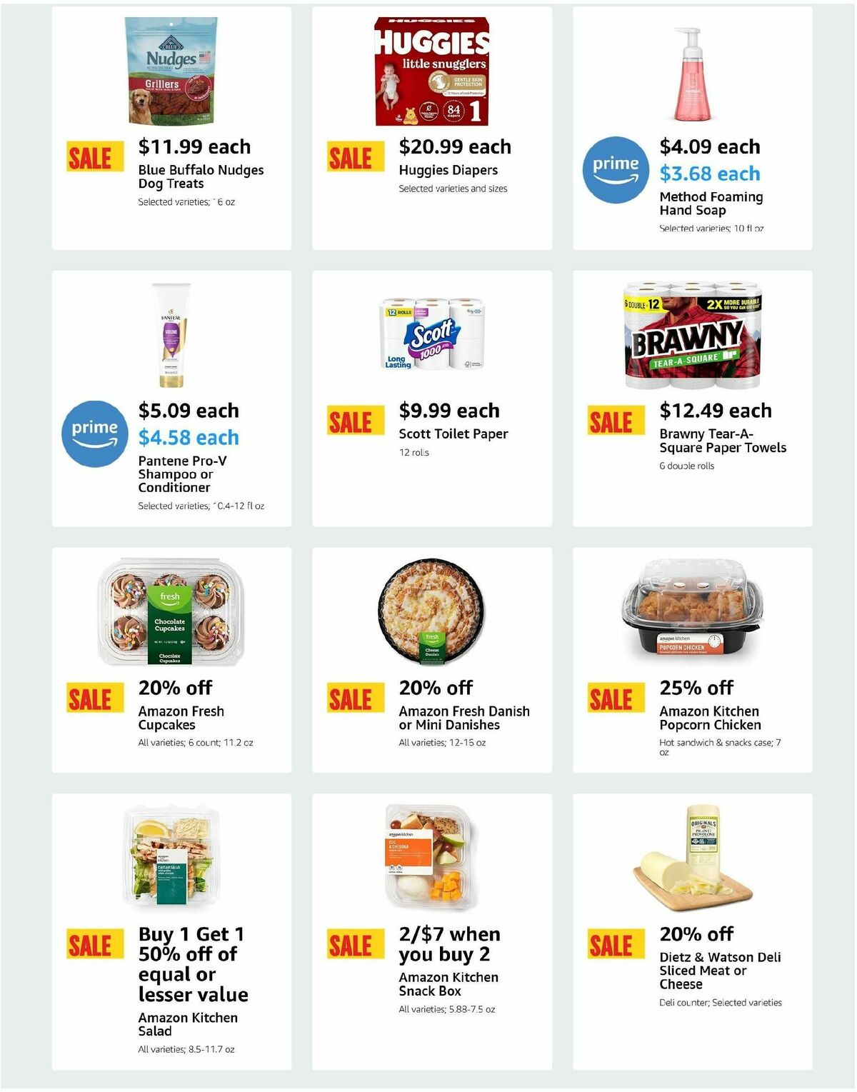Amazon Fresh Weekly Ad from July 18