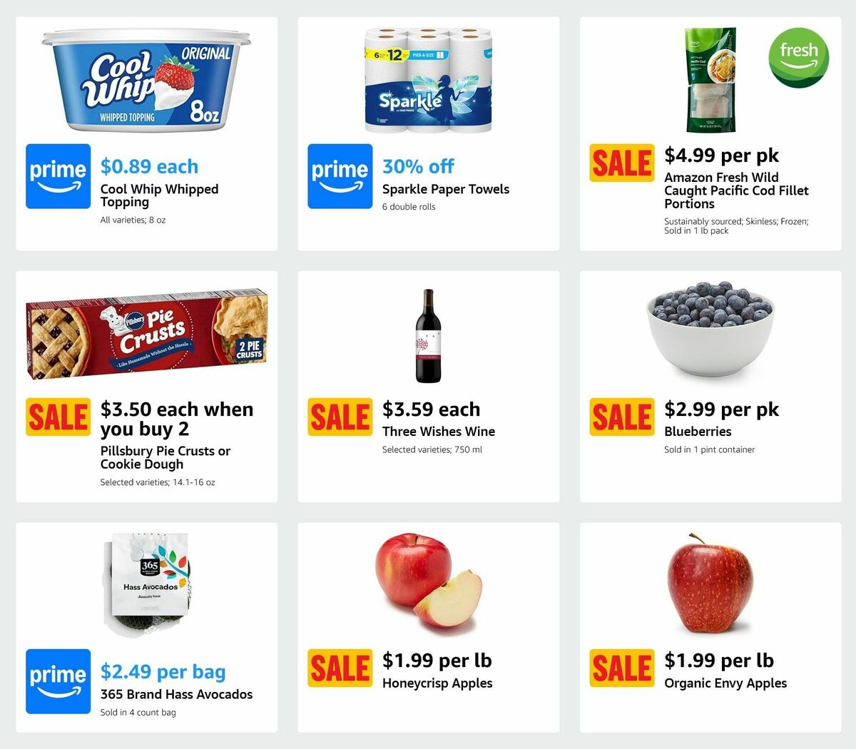 Amazon Fresh Weekly Ad from December 5