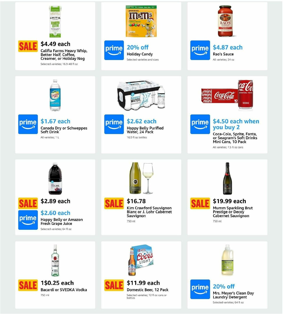 Amazon Fresh Weekly Ad from December 5