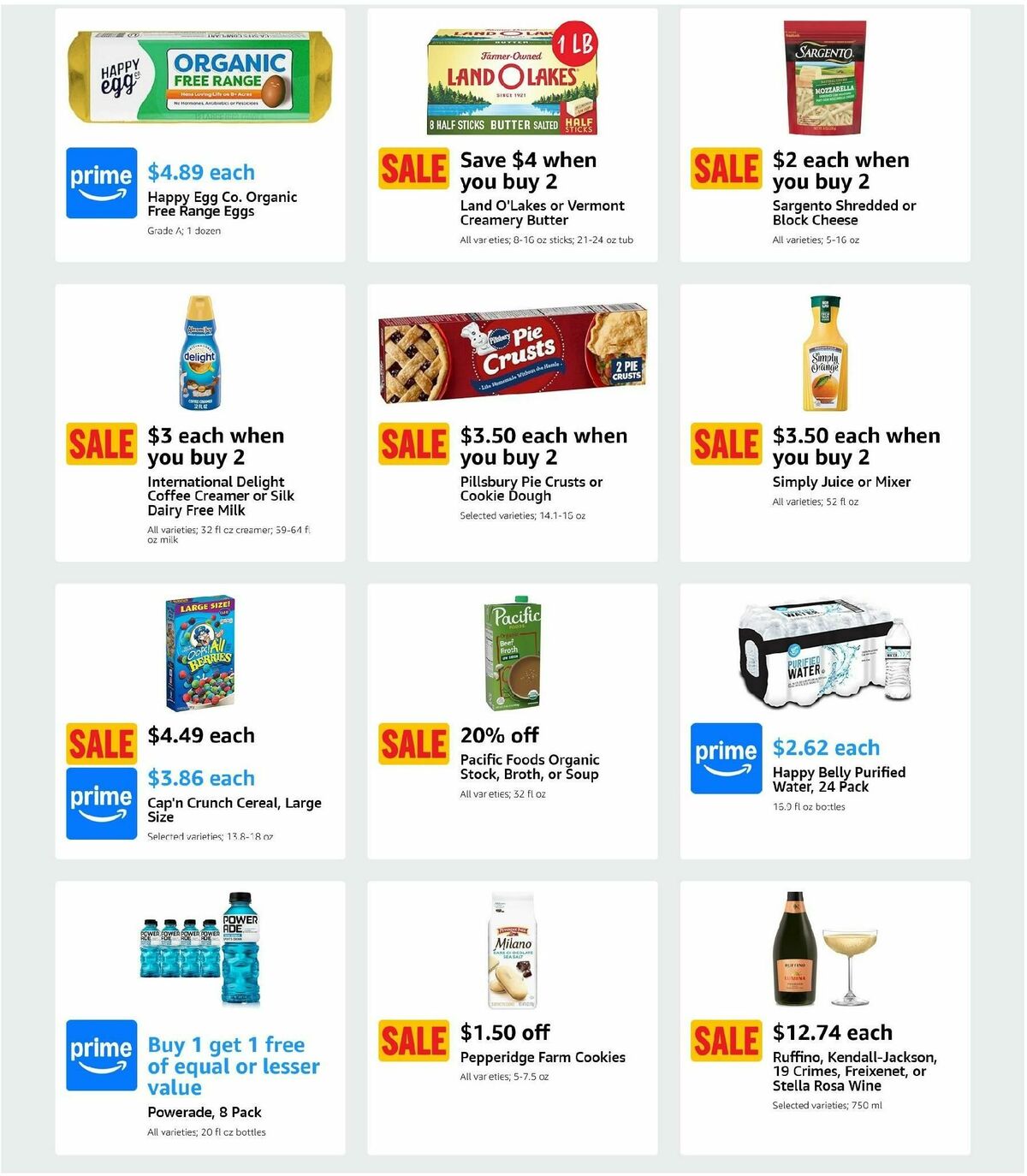 Amazon Fresh Weekly Ad from December 11