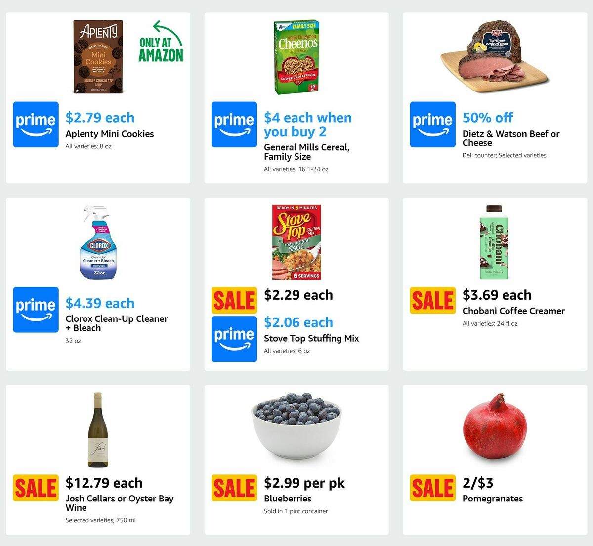 Amazon Fresh Weekly Ad from December 11