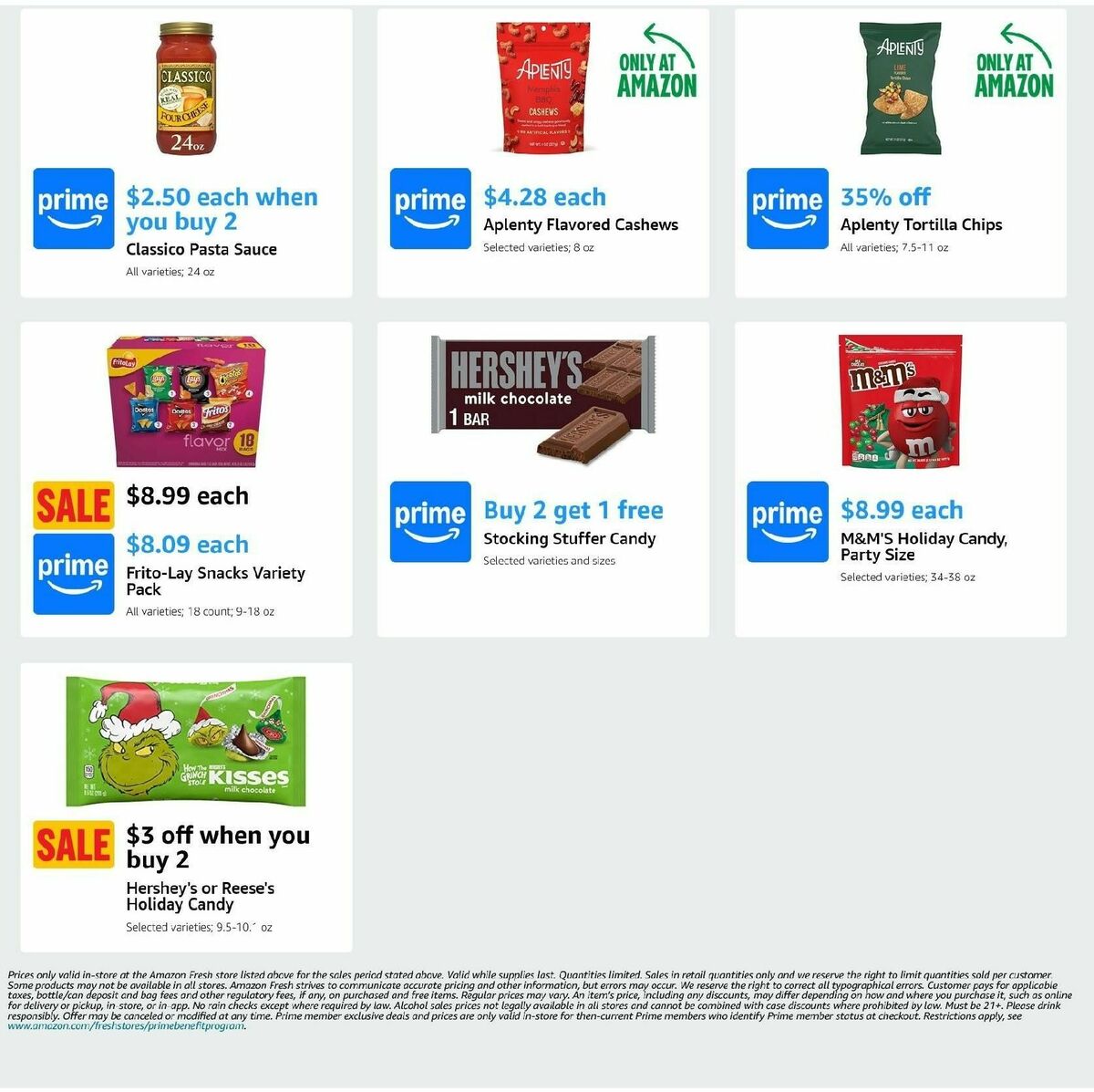 Amazon Fresh Weekly Ad from December 11