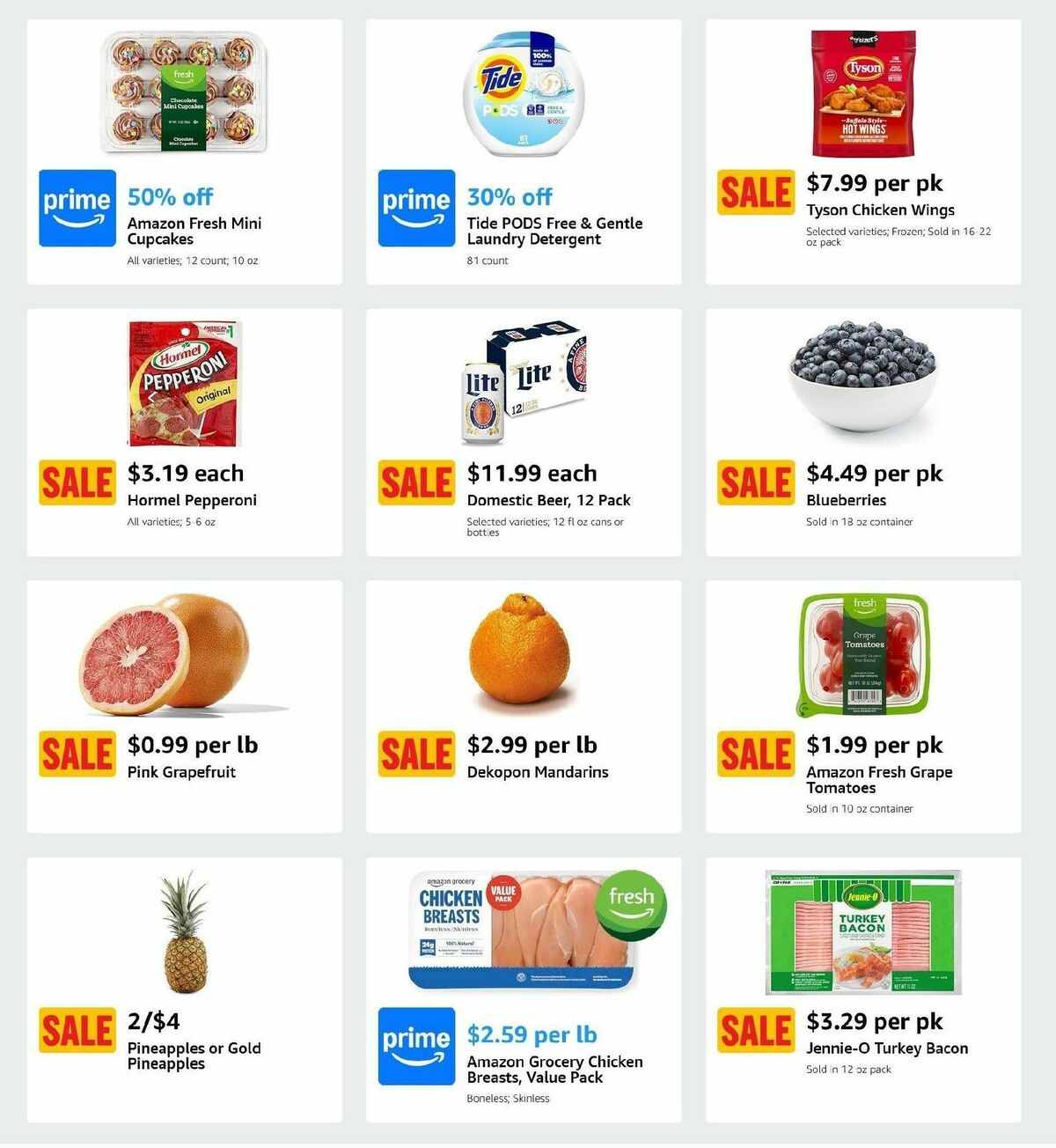 Amazon Fresh Weekly Ad from January 15
