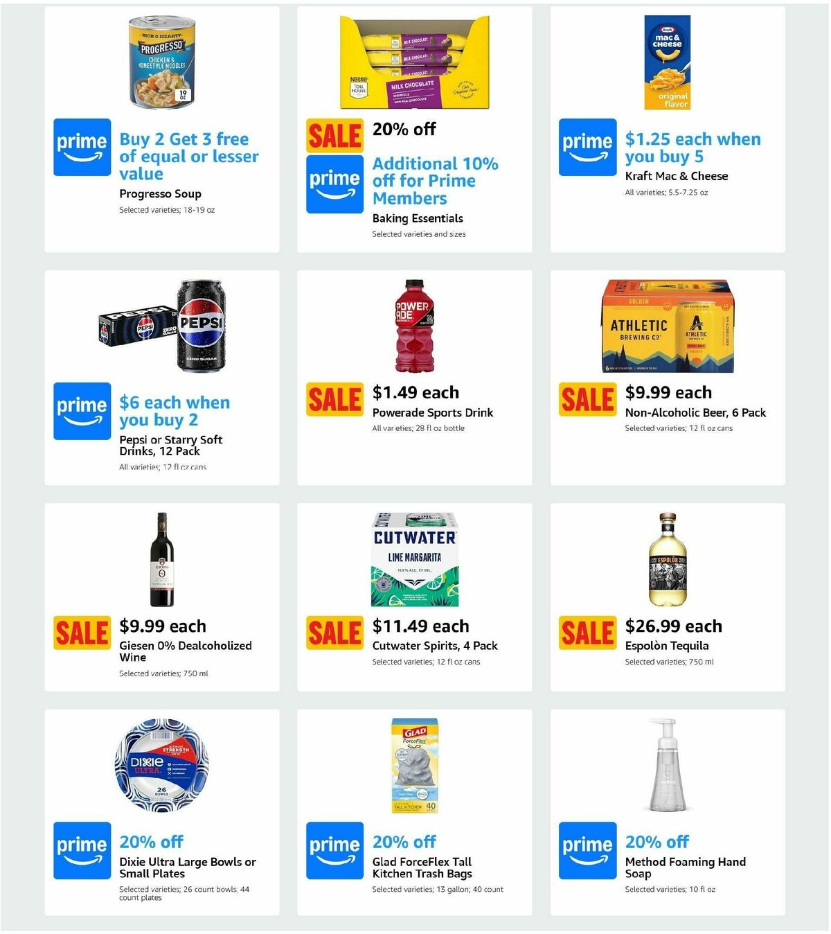 Amazon Fresh Weekly Ad from January 15