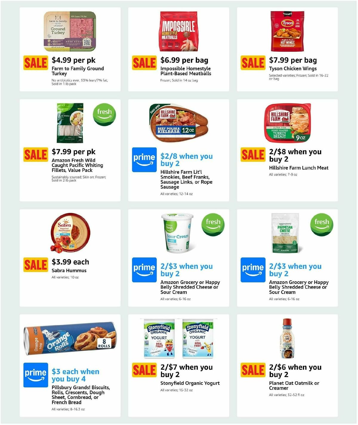 Amazon Fresh Weekly Ad from January 29
