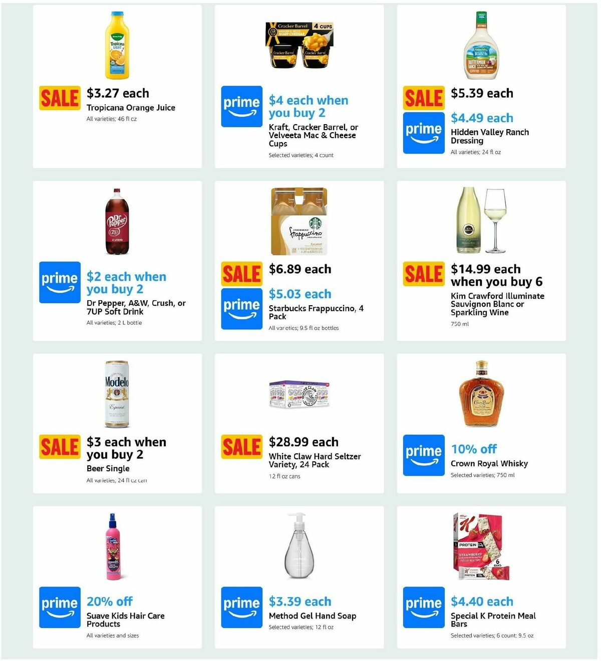 Amazon Fresh Weekly Ad from January 29