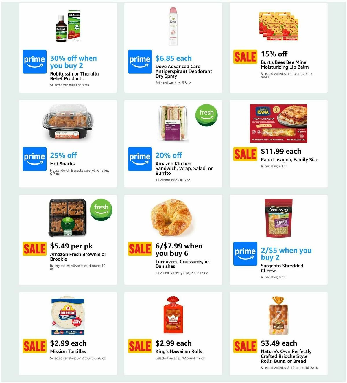 Amazon Fresh Weekly Ad from February 5