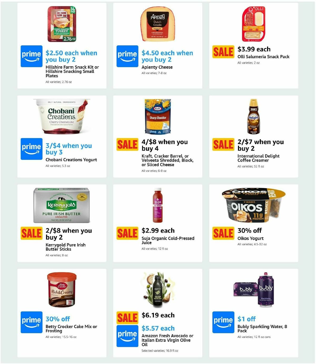 Amazon Fresh Weekly Ad from February 12