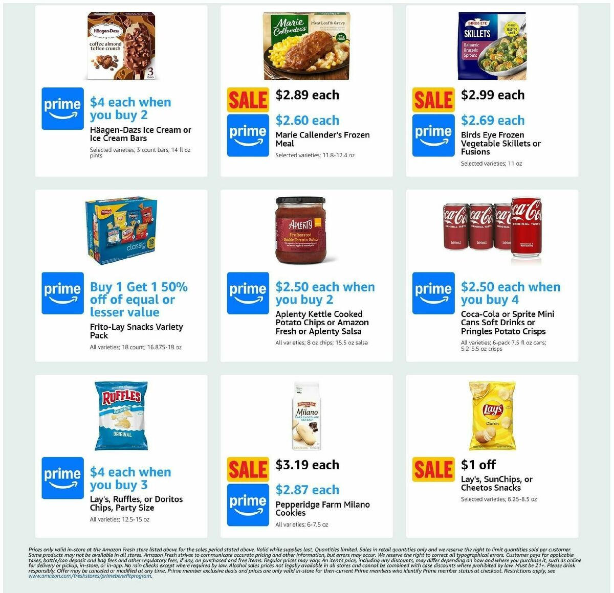 Amazon Fresh Weekly Ad from February 12