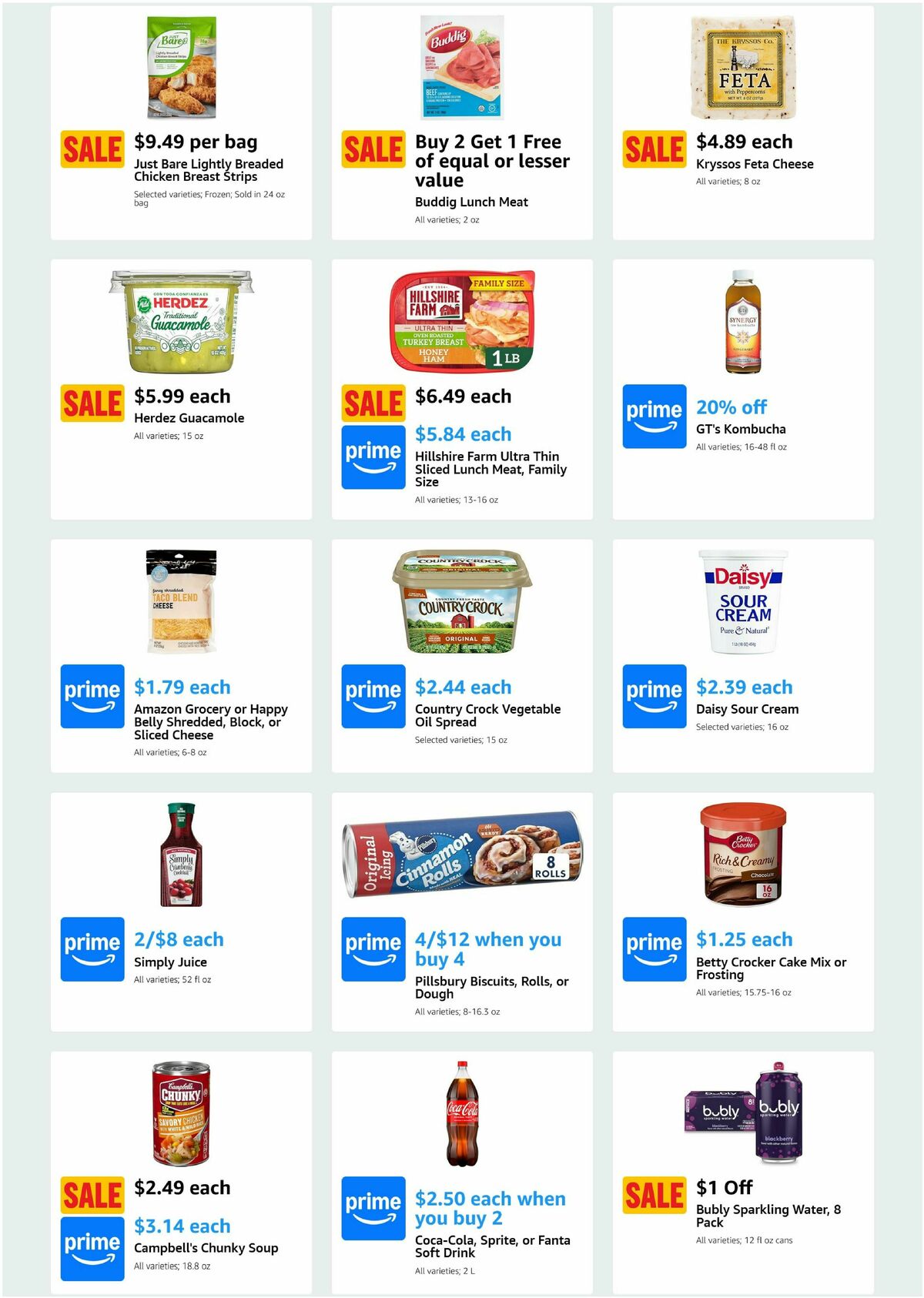 Amazon Fresh Weekly Ad from February 19