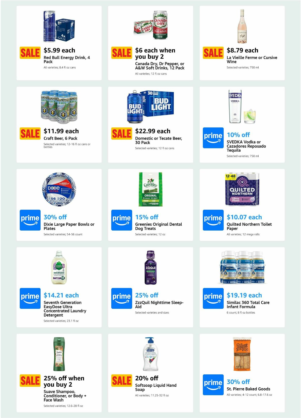 Amazon Fresh Weekly Ad from February 19