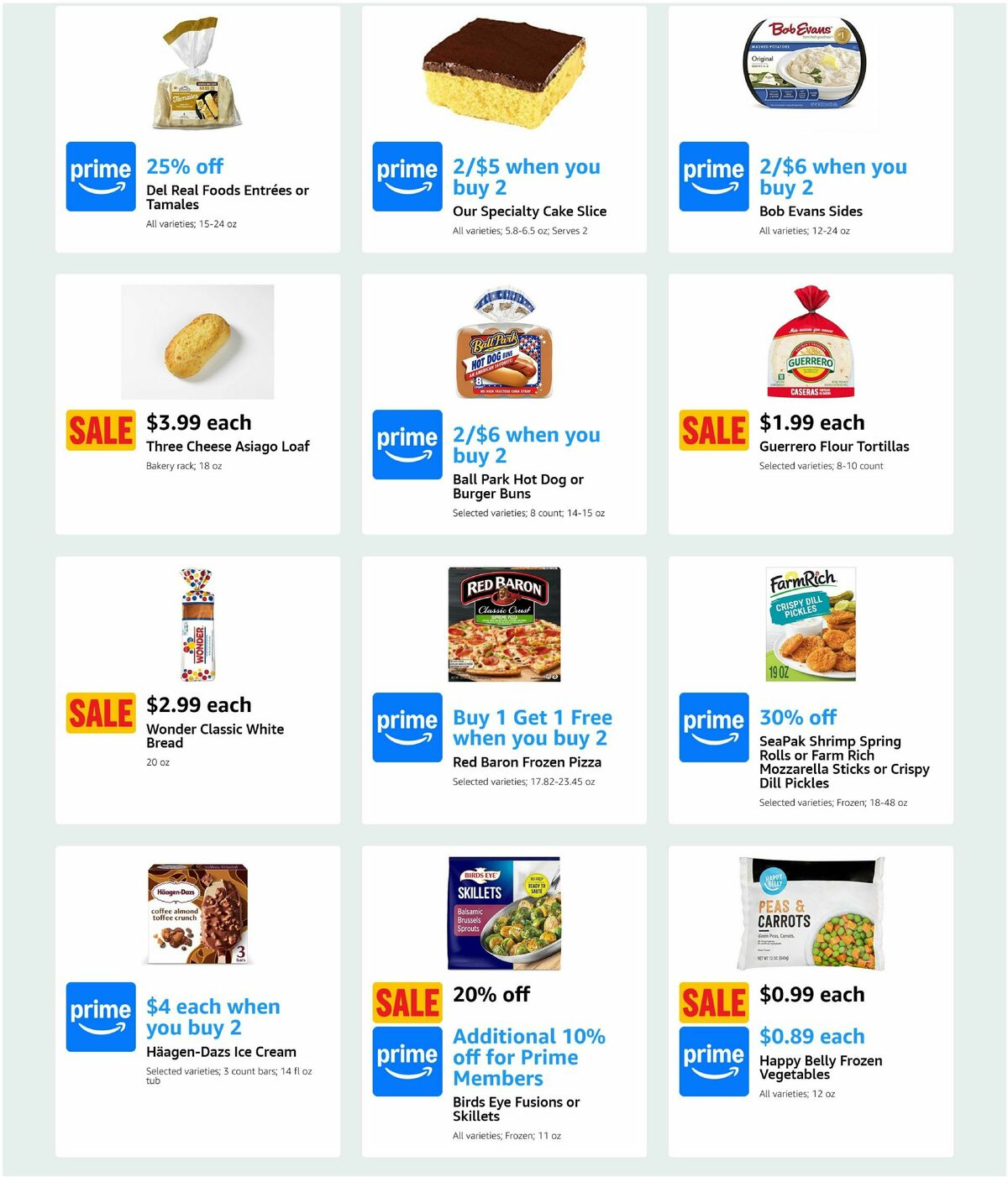 Amazon Fresh Weekly Ad from February 19