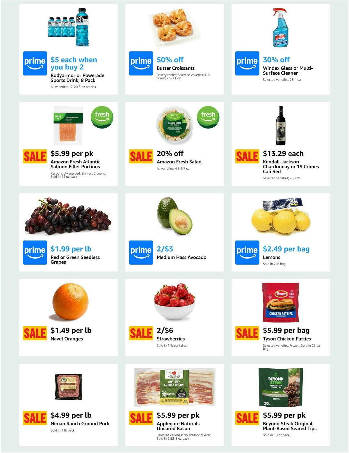 Amazon Fresh Weekly Ad from February 26
