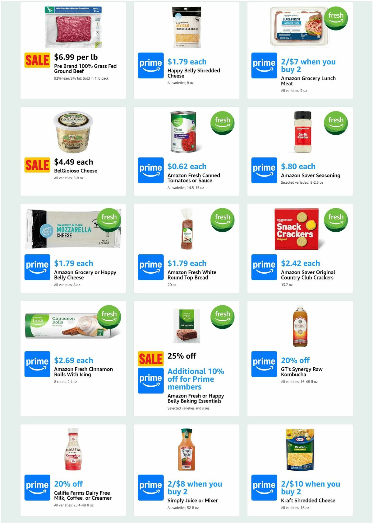 Amazon Fresh Weekly Ad from February 26