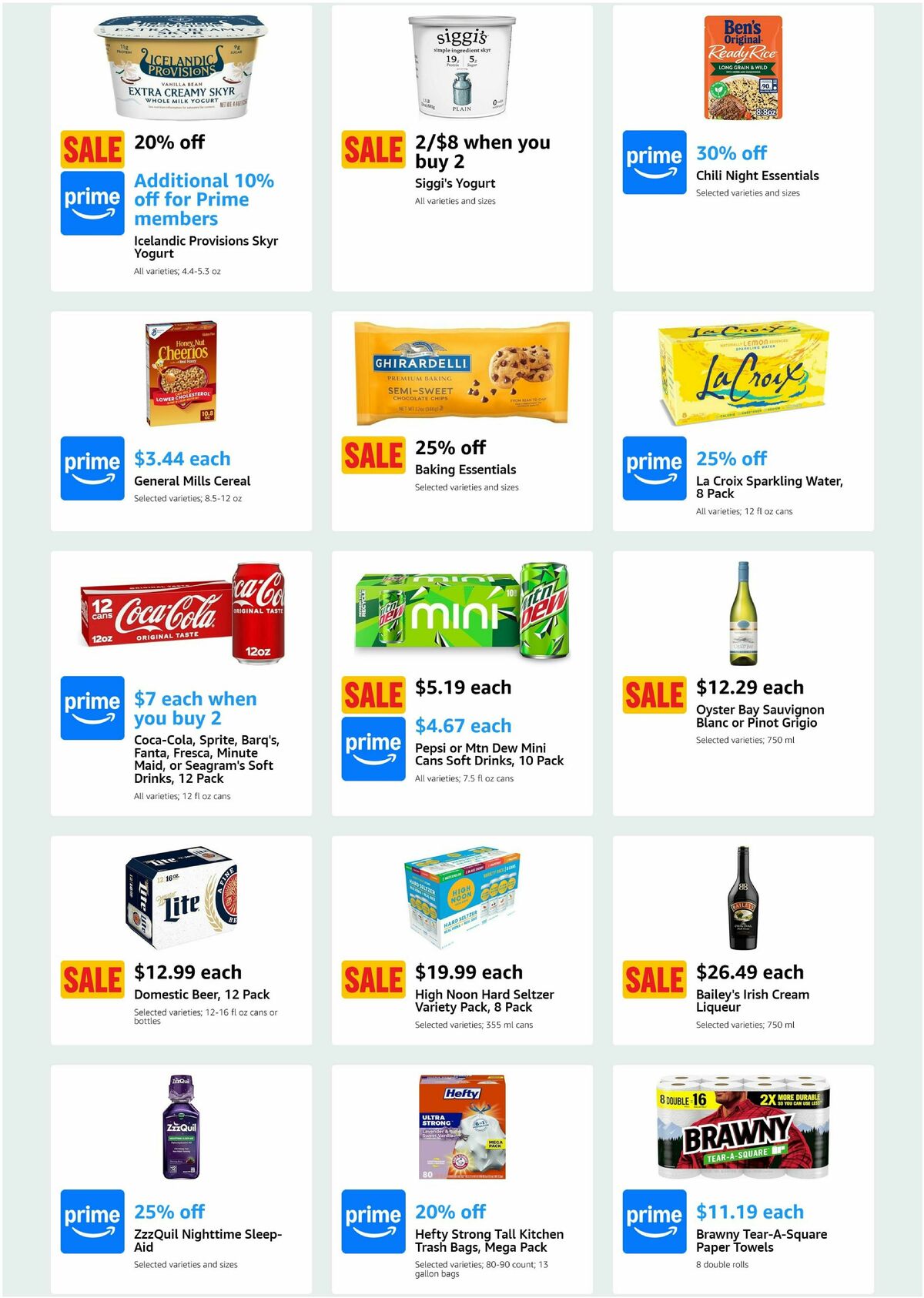 Amazon Fresh Weekly Ad from February 26