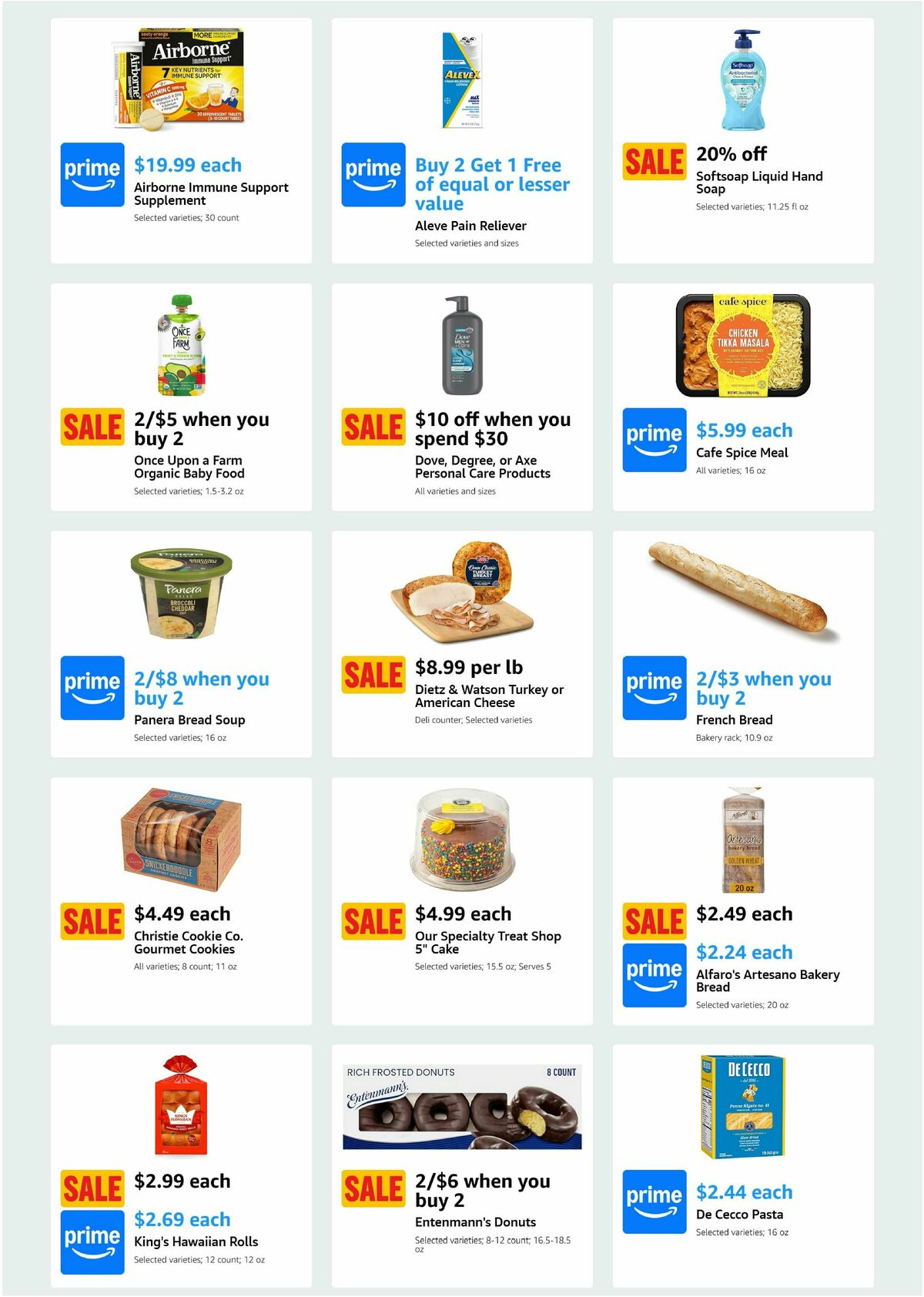 Amazon Fresh Weekly Ad from February 26