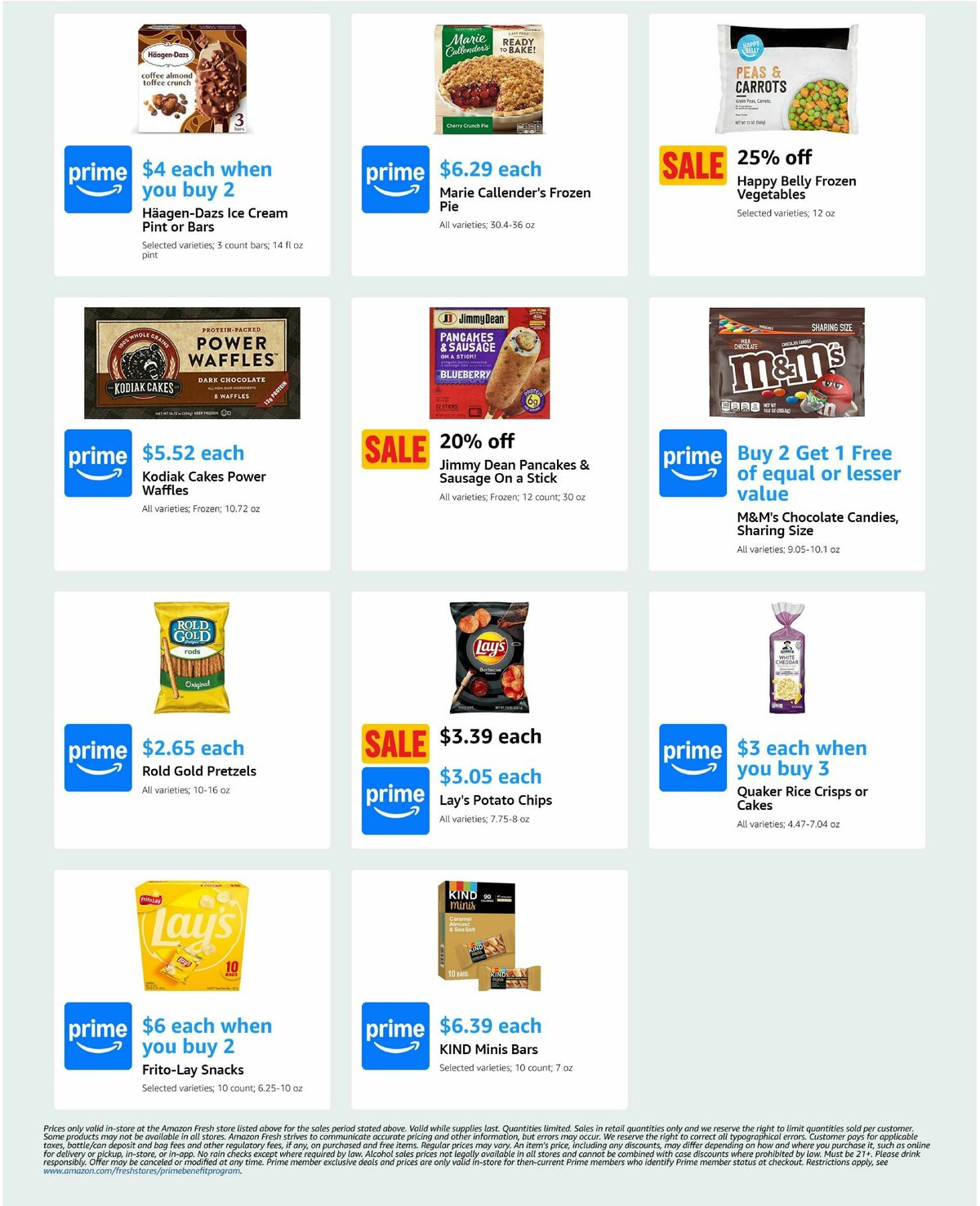 Amazon Fresh Weekly Ad from February 26