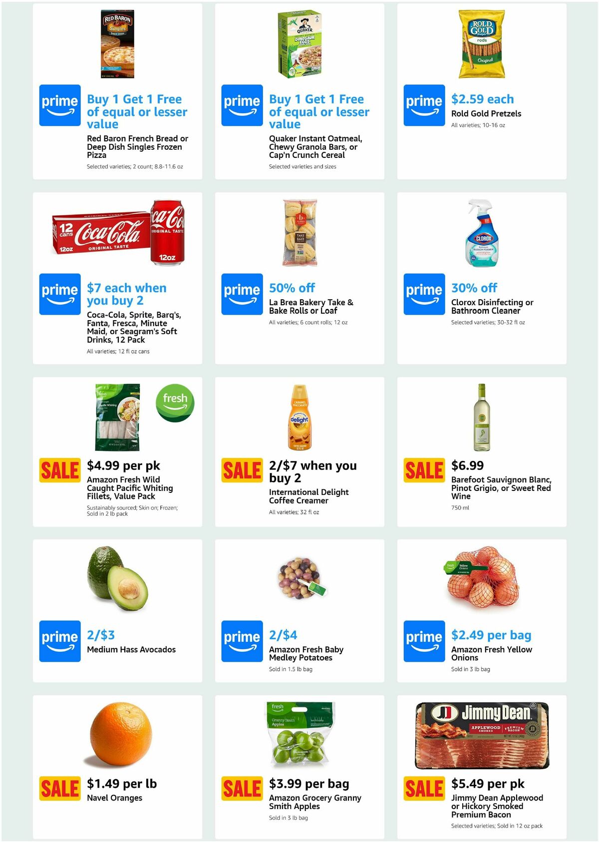 Amazon Fresh Weekly Ad from March 5