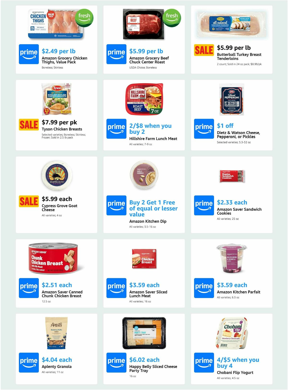 Amazon Fresh Weekly Ad from March 5