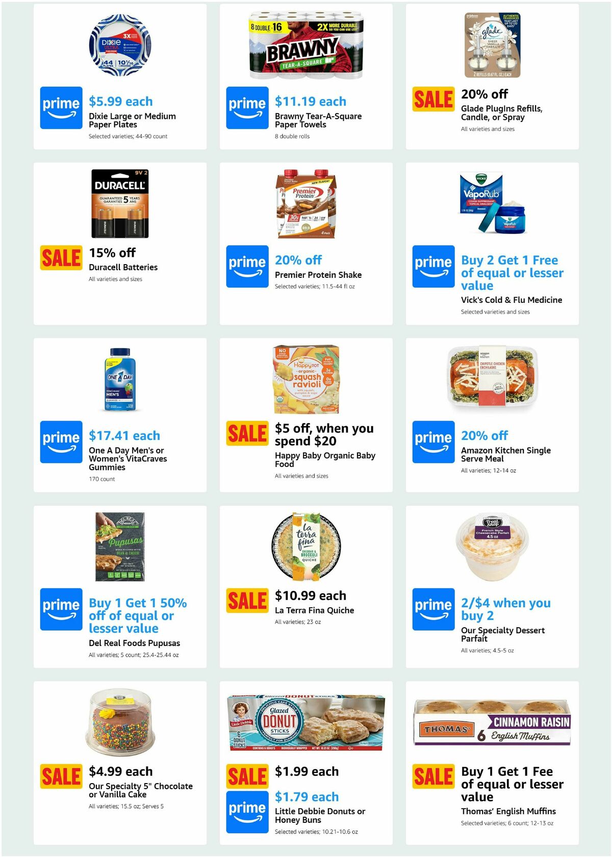 Amazon Fresh Weekly Ad from March 5