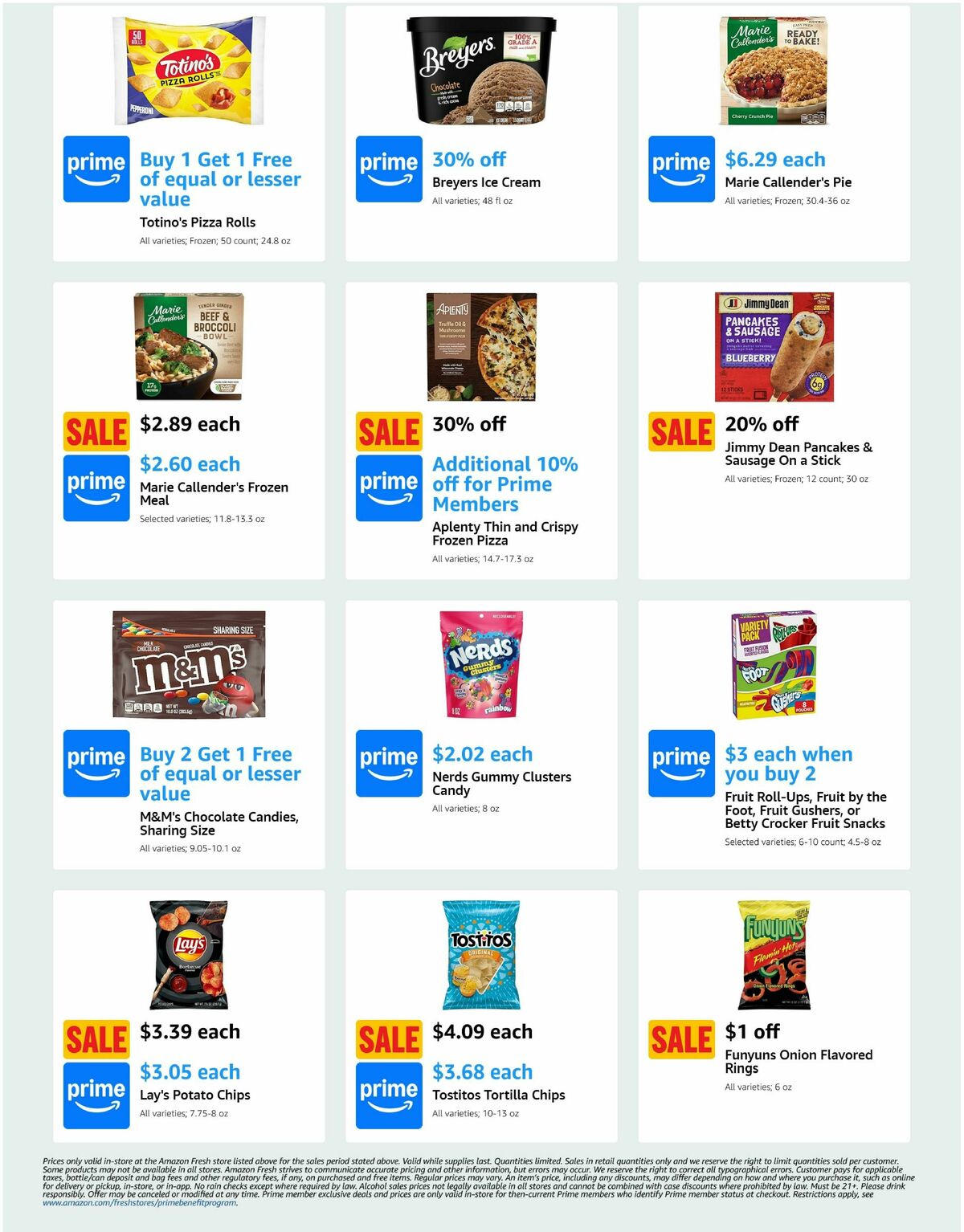 Amazon Fresh Weekly Ad from March 5