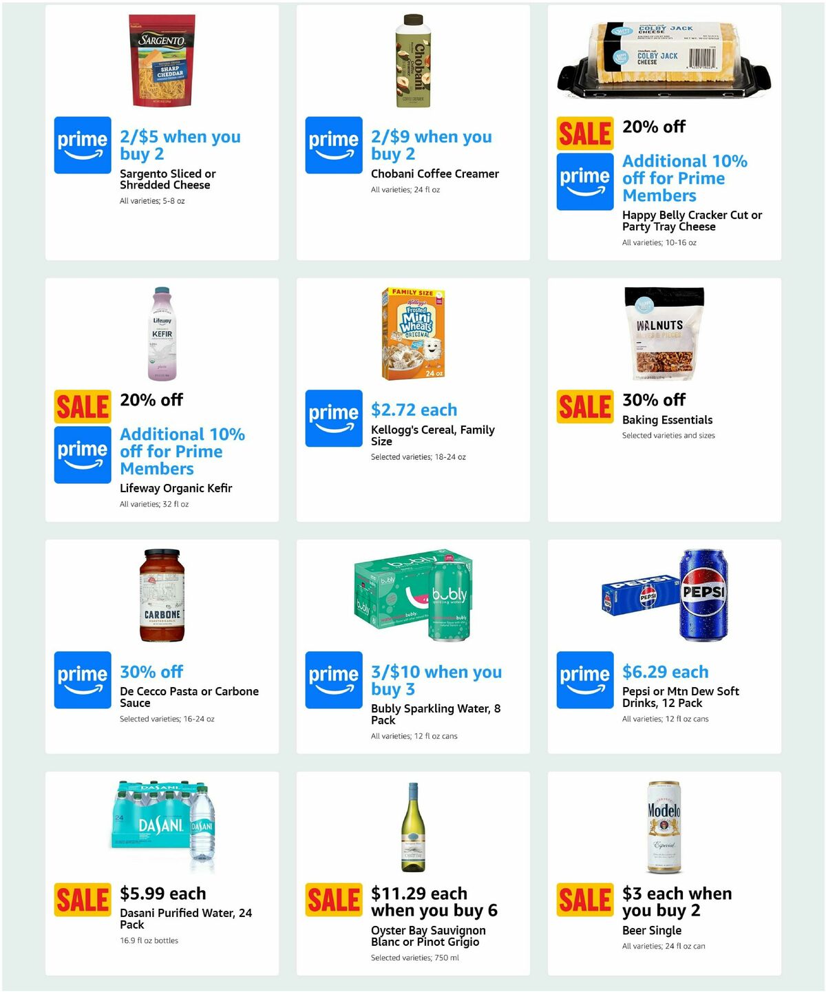 Amazon Fresh Weekly Ad from March 19