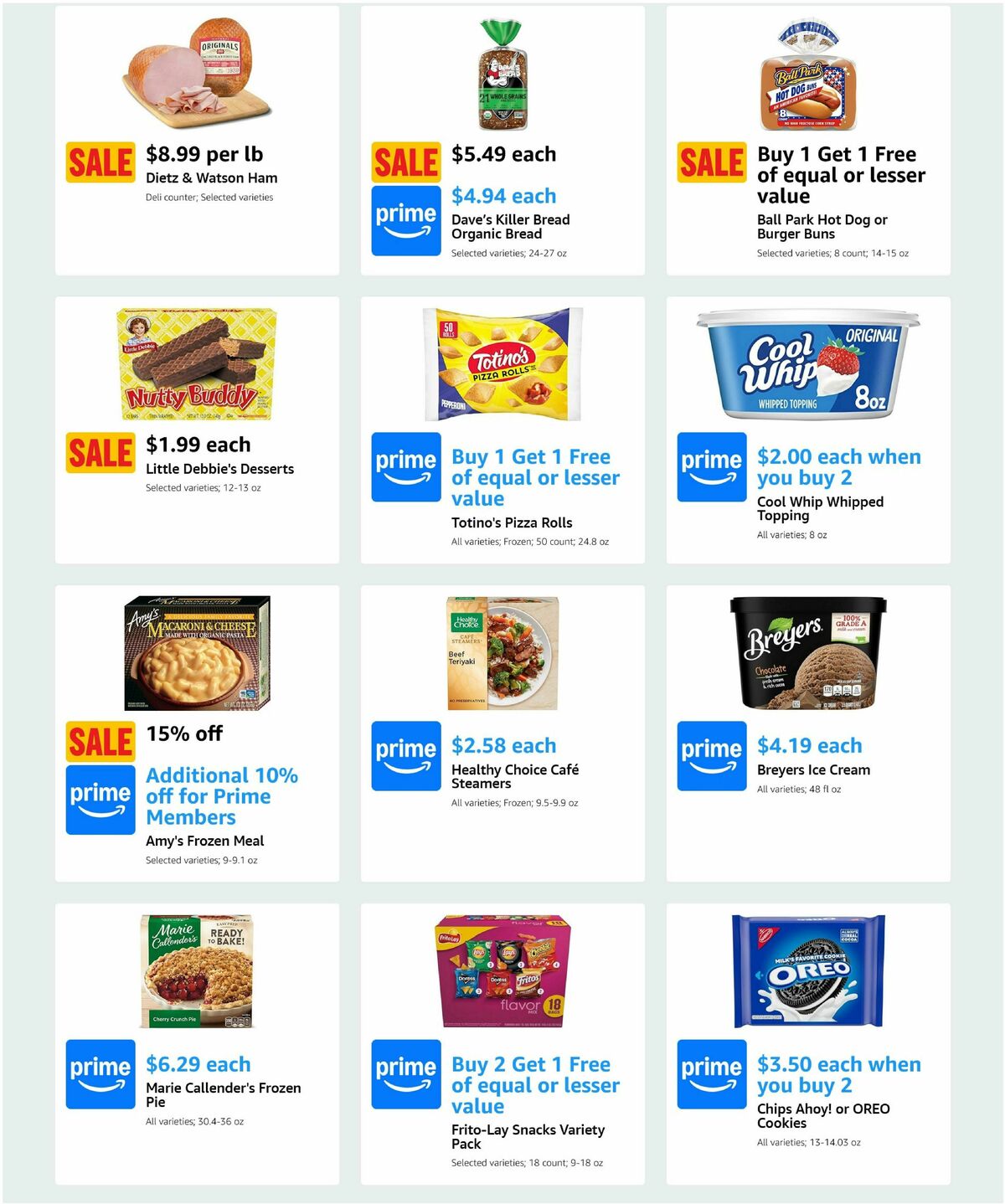 Amazon Fresh Weekly Ad from March 19