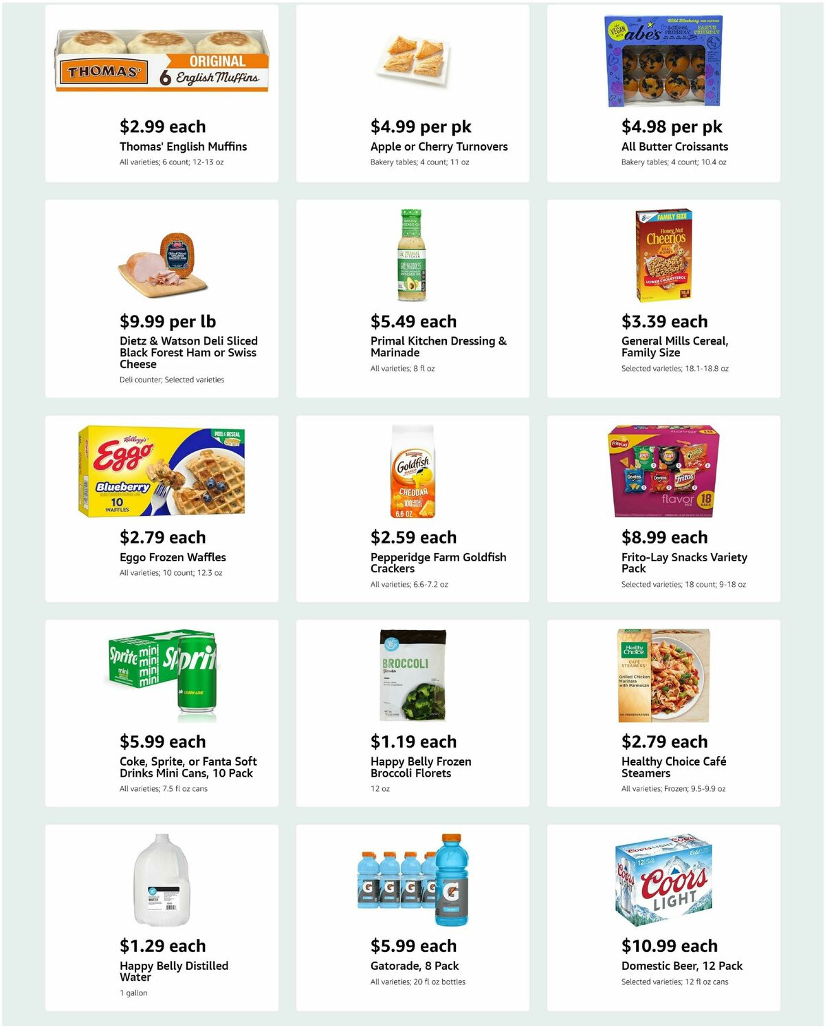 Amazon Fresh Weekly Ad from March 26