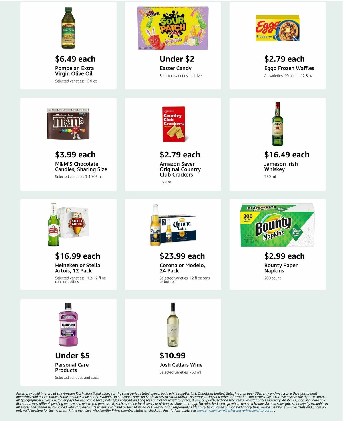 Amazon Fresh Weekly Ad from April 2