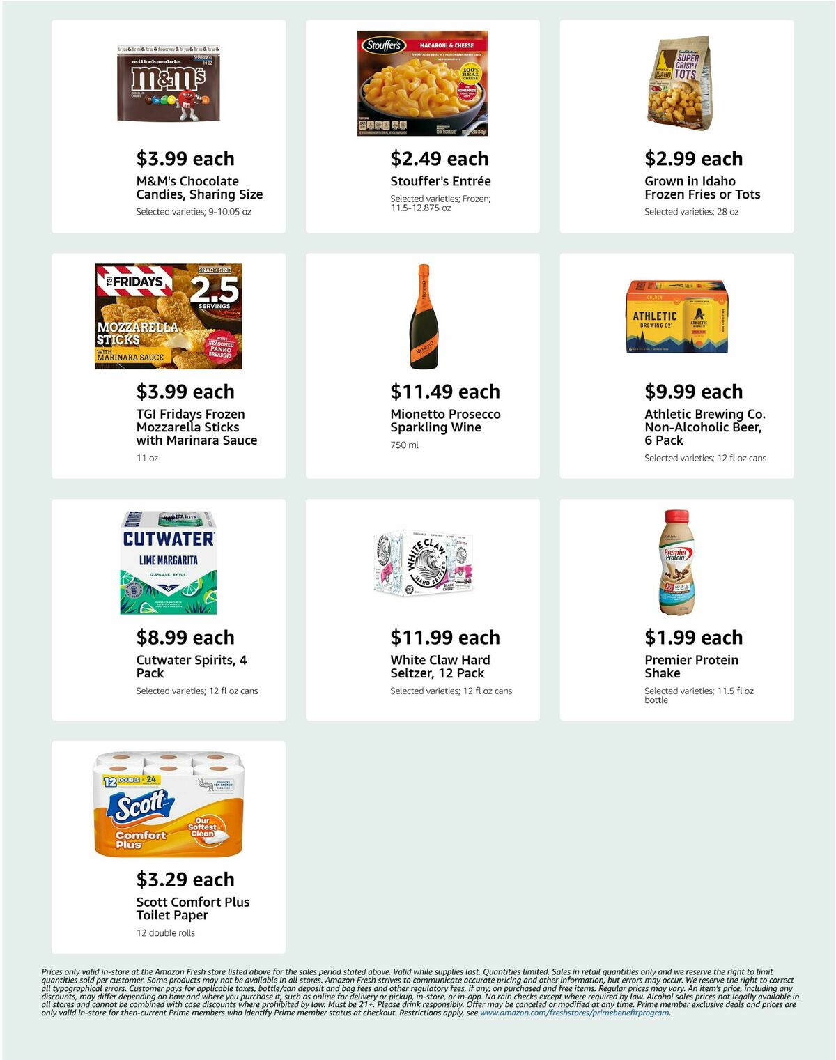 Amazon Fresh Weekly Ad from April 9