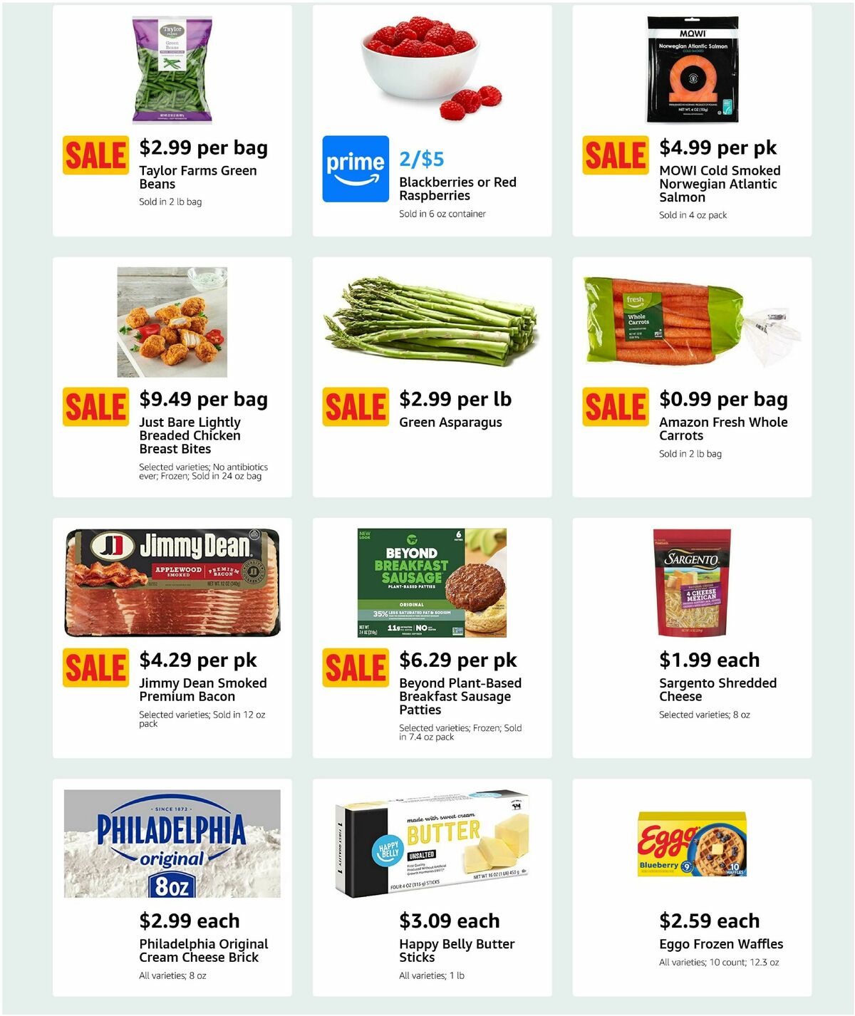 Amazon Fresh Weekly Ad from April 16